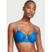 Комплект зі стразами Viсtоriа's Sесrеt Shine Strap Lace Push-up Bra & Brazilian Panty, Enamel Blue