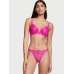 Комплект зі стразами Viсtоriа's Sесrеt Shine Strap Lace Push-up Bra & Tong Panty, Fuchsia Frenzy