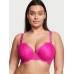 Комплект зі стразами Viсtоriа's Sесrеt Shine Strap Lace Push-up Bra & Tong Panty, Fuchsia Frenzy