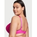 Комплект зі стразами Viсtоriа's Sесrеt Shine Strap Lace Push-up Bra & Tong Panty, Fuchsia Frenzy
