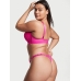 Комплект зі стразами Viсtоriа's Sесrеt Shine Strap Lace Push-up Bra & Tong Panty, Fuchsia Frenzy