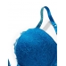 Комплект зі стразами Viсtоriа's Sесrеt Bombshell Add-2-Cups Lace Shine Strap Push-Up Bra & Brazilian Panty, Enamel Blue