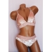Оксамитовий комплект Victoria's Secret PINK VELVET TRIANGLE BRALETTE & Tong