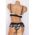 Комплект Victoria's Secret PINK Wear Everywhere Super Push Bra & Floral Lace Cheekster