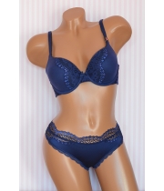 Комплект Victoria's Secret Very Sexy Perfect Shape Full Coverage Bra & Lace-back Thong Panty