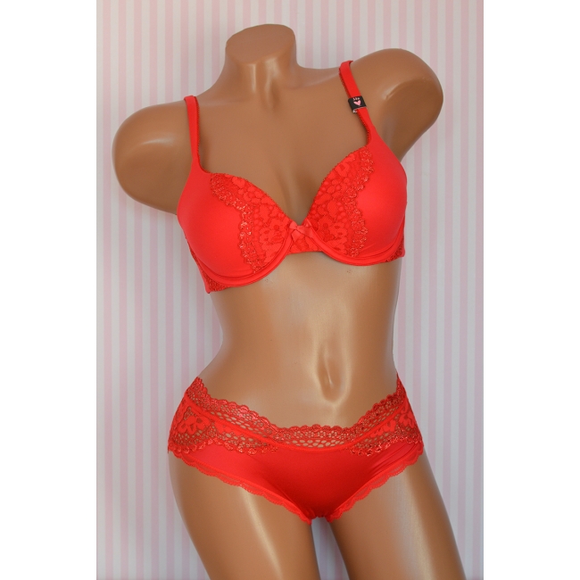 Комплект Victoria's Secret Very Sexy Perfect Shape Full Coverage Bra & Lace-back Hiphugger Panty