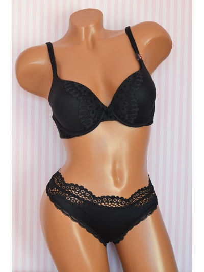 Комплект Victoria's Secret Very Sexy Perfect Shape Full Coverage Bra & Lace-back Thong Panty