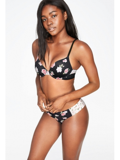 Комплект Victoria's Secret PINK Wear Everywhere Push-Up Bra & Thong