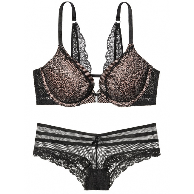 Комплект Victoria's Secret Add-2-Cups Multi-Way Push-Up & Cheeky Panty
