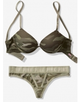 Комплект ВІКТОРІЯ СИКРЕТ PINK Wear Everywhere Push-Up Bra & Thong