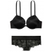 Комплект Victoria's Secret PINK Wear Everywhere Super Push Bra & Floral Lace Cheekster