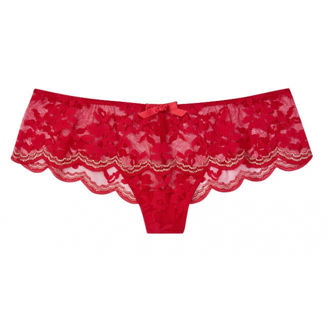 Мереживні трусики Scalloped Lace Hipster Thong Panty