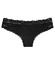 ТРУСИКИ З АЖУРНИМИ ВСТАВКАМИ ВІД VICTORIA'S SECRET Lace-back Thong Panty