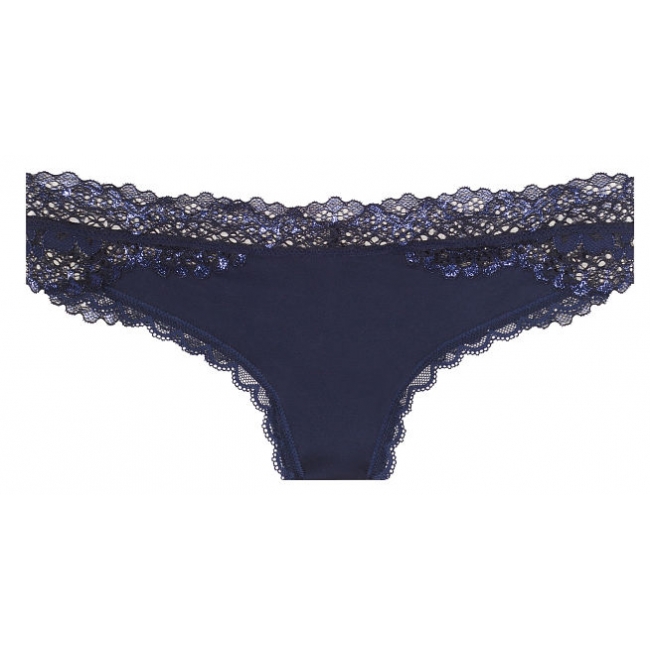 ТРУСИКИ З АЖУРНИМИ ВСТАВКАМИ ВІД VICTORIA'S SECRET Lace-back Thong Panty