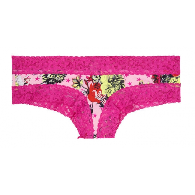 ТРУСИКИ-ЧІКИ З АЖУРНИМИ ВСТАВКАМИ ВІД VICTORIA'S SECRET