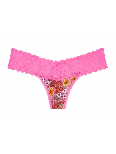 ТРУСИКИ-СТРИНГИ ВІД ВІКТОРІЯ СИКРЕТ Lace-waist Thong Panty