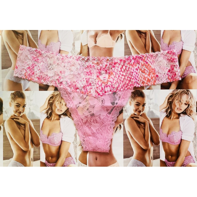 АЖУРНІ ТРУСИКИ ВІКТОРІЯ СИКРЕТ Floral Thong Panty