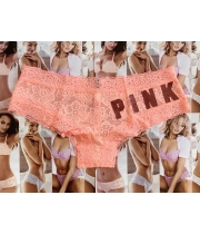 АЖУРНІ ТРУСИКИ ВІД VICTORIA'S SECRET PINK So Soft Lace Cheekster