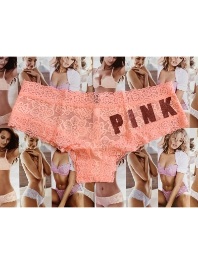АЖУРНІ ТРУСИКИ ВІД VICTORIA'S SECRET PINK So Soft Lace Cheekster