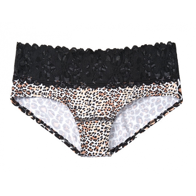 ТРУСИКИ ХІПСТЕРИ від Вікторія Сикрет Cotton Lace-waist Cheeky