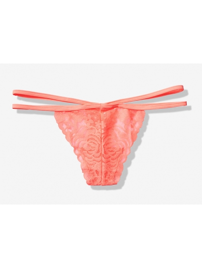 ТРУСИКИ ВІД VICTORIA'S SECRET PINK Strappy Lace Thong