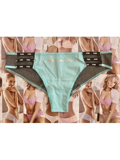 ТРУСИКИ ВІД VICTORIA'S SECRET Mini Logo Strappy Cheekster