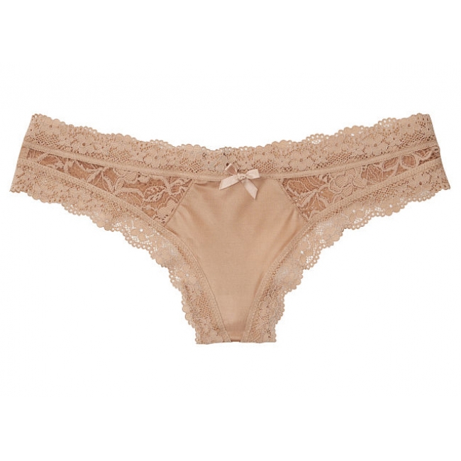 Трусики з мереживними вставками Lace Thong Panty