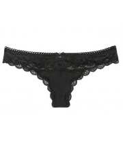 ТРУСИКИ З АЖУРНИМИ ВСТАВКАМИ ВІД VICTORIA'S SECRET Floral Lace Tong Panty