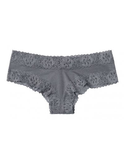 Трусики Чікі Victoria's Secret Stretch Cotton Cheeky Panty, Grey colour