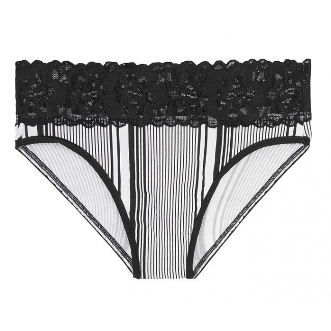 ТРУСИКИ З ВИСОКОЮ ТАЛІЄЮ ВІД ВІКТОРІЯ СИКРЕТ Lace-waist High-leg Brief Panty