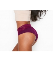 ТРУСИКИ ХІПСТЕРИ від Вікторія Сикрет Cotton Lace-waist Cheeky
