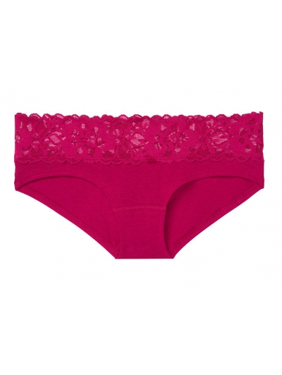 ТРУСИКИ ХІПСТЕРИ від Вікторія Сикрет Cotton Lace-waist Cheeky