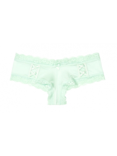 Трусики Чікі Victoria's Secret Lace-up Cheeky Panty, Turquoise
