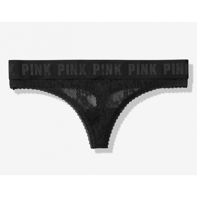 ТРУСИКИ VICTORIA'S SECRET PINK Logo Thong Panty