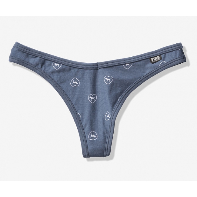 ТРУСИКИ СТРИНГИ ВІД ВІКТОРІЯ СИКРЕТ PINK Cotton Thong Panty