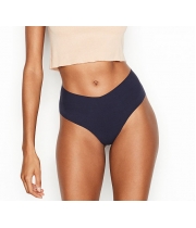 Безшовні трусики з утягуючим ефектом Victoria's Secret No Show High-waist Thong Panty, Blue
