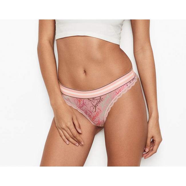ТРУСИКИ VICTORIA'S SECRET Lace Tong Panty