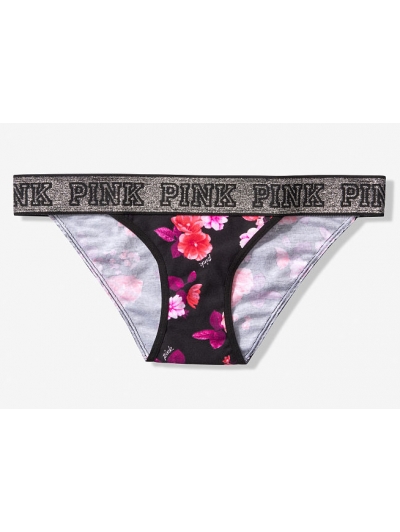 ТРУСИКИ ВІД ВІКТОРІЯ СИКРЕТ Pink Logo Bikini Panty