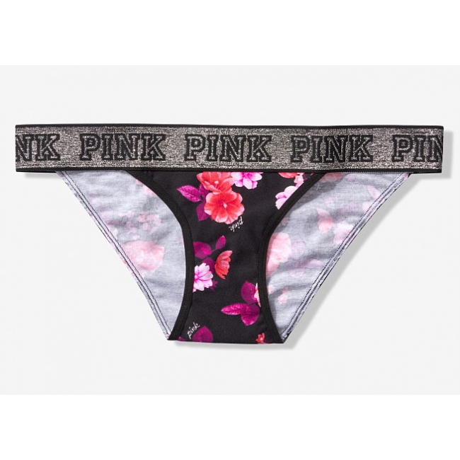 ТРУСИКИ ВІД ВІКТОРІЯ СИКРЕТ Pink Logo Bikini Panty