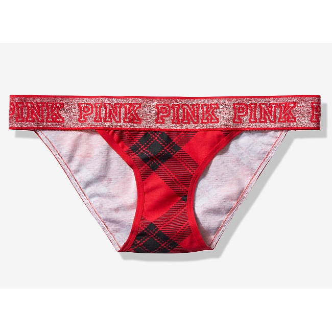 ТРУСИКИ ВІД ВІКТОРІЯ СИКРЕТ Pink Logo Bikini Panty