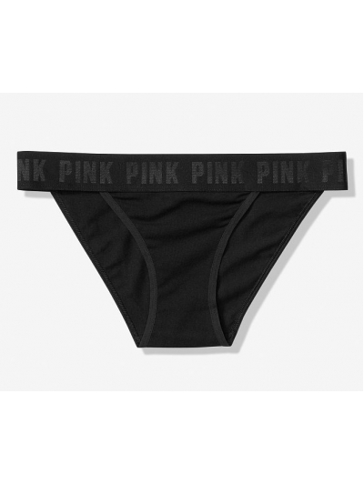 ТРУСИКИ ВІД ВІКТОРІЯ СИКРЕТ Pink Logo Bikini Panty