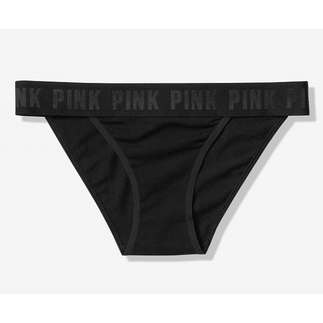 ТРУСИКИ ВІД ВІКТОРІЯ СИКРЕТ Pink Logo Bikini Panty