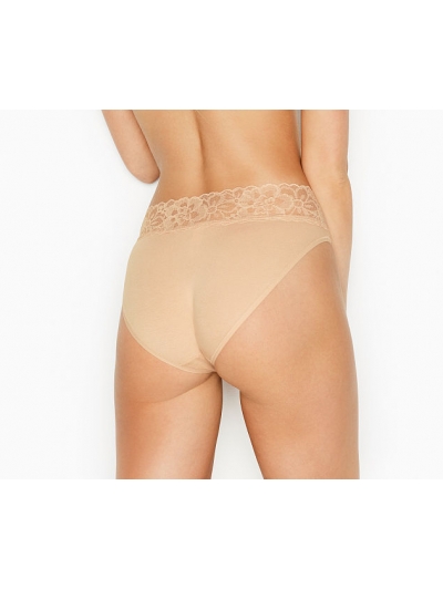 ТРУСИКИ З ВИСОКОЮ ТАЛІЄЮ ВІД ВІКТОРІЯ СИКРЕТ Lace-waist High-leg Brief Panty