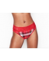 ТРУСИКИ ХІПСТЕРИ від Вікторія Сикрет Cotton Lace-waist Cheeky