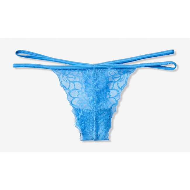 ТРУСИКИ ВІД VICTORIA'S SECRET PINK Strappy Lace Thong