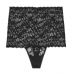 Трусики З Високою Талією Victoria's Secret High-waist Thong Panty, Чорні