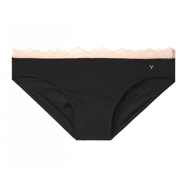 ТРУСИКИ БІКІНІ З КРУЖОВНИМИ ВСТАВКАМИ ВІД ВІКТОРІЇ СИКРЕТ Bikini Panty