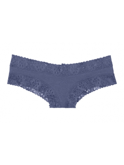 Трусики Чікі Victoria's Secret Stretch Cotton Cheeky Panty, Crown Blue