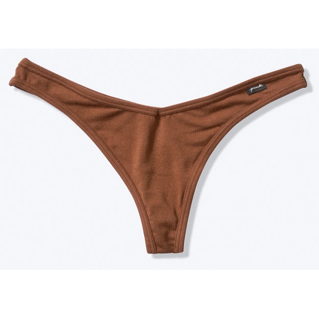 ТРУСИКИ СТРИНГИ ВІД ВІКТОРІЯ СИКРЕТ PINK Cotton Thong Panty