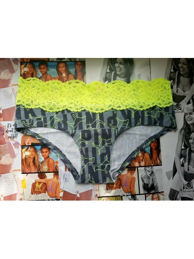 ТРУСИКИ ХІПСТЕРИ від VICTORIA'S SECRET Cotton Lace-waist Cheeky